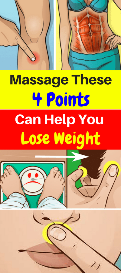 Massage These 4 Points Can Help You Lose Weight