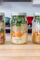 Mason Jar Salad with Hen Three Methods
