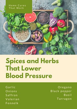 Spices And Herbs That Lower Blood Pressure