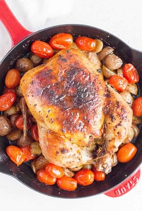 Cast Iron Skillet Whole Chicken 5 Scaled