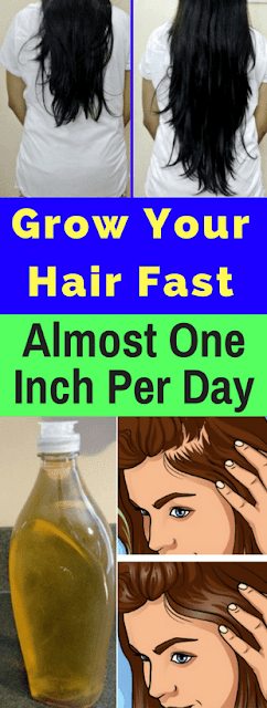 Grow Your Hair Faster. Almost One Inch Per Day