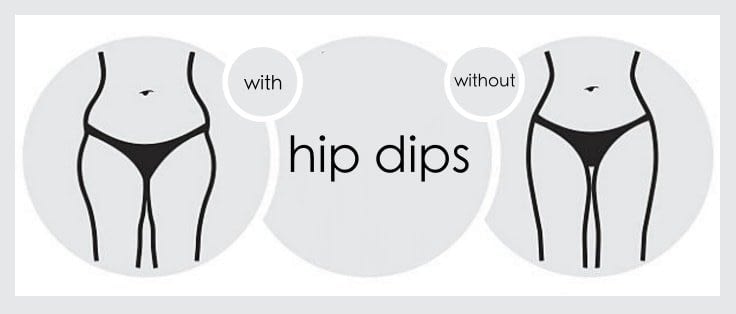 With And Without Hip Dips